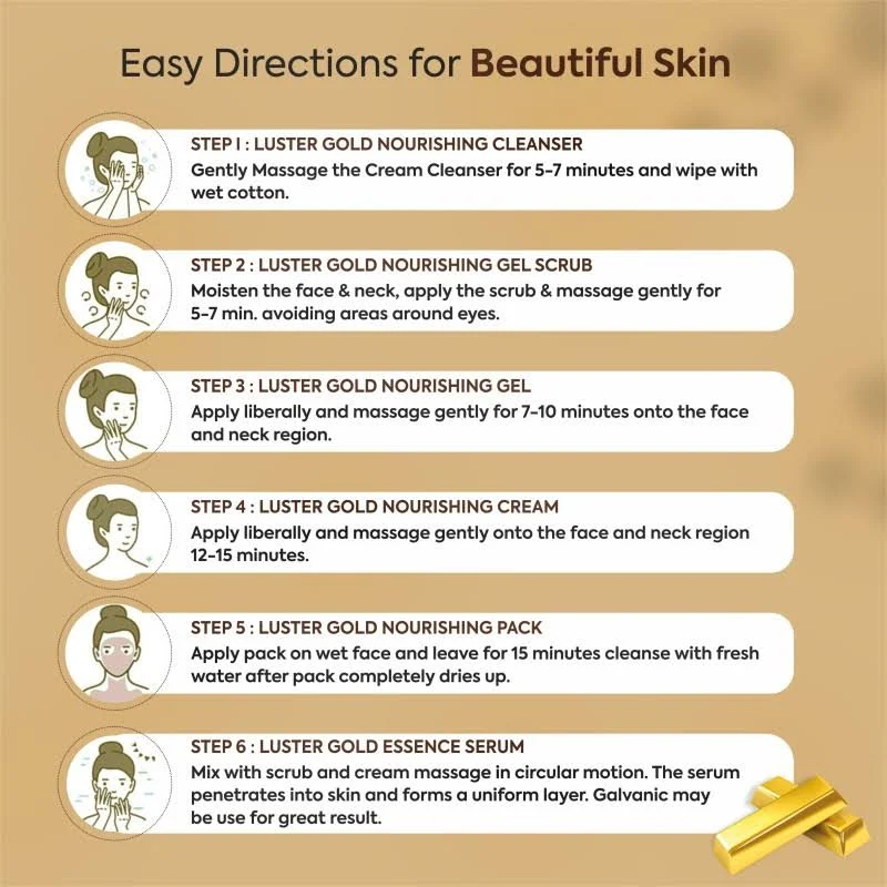 Lustre Gold Radiant & Glowing Skin Facial