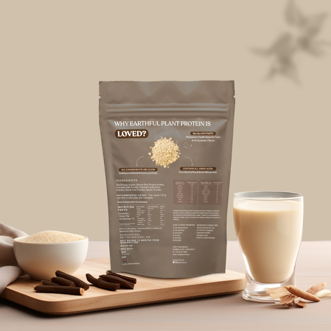 earthful honest plant protein madagascar vanilla