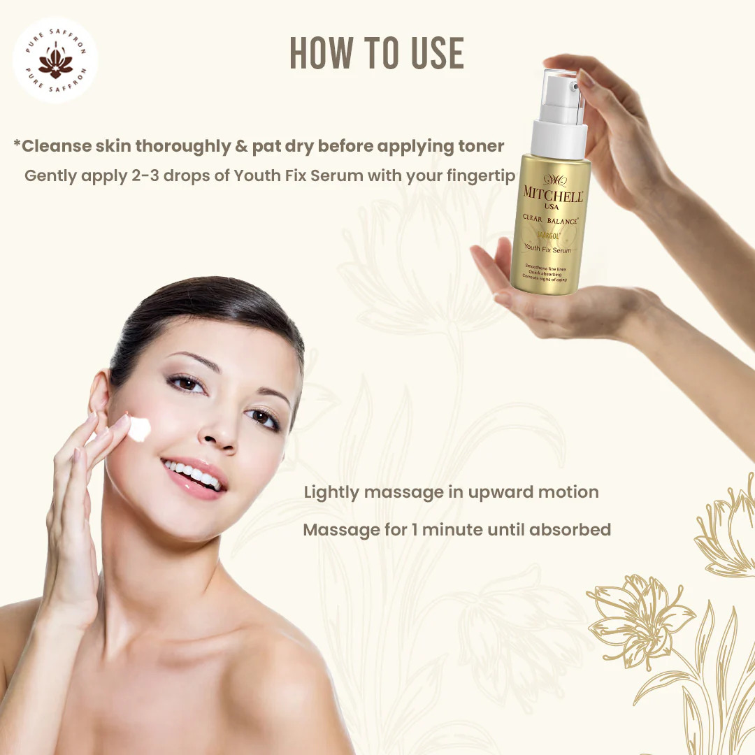 Mitchell USA Clear Balance SAARGOL Youth Fix Serum
