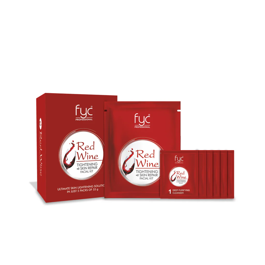 FYC Professional Red Wine Tightening & Repair Facial Kit