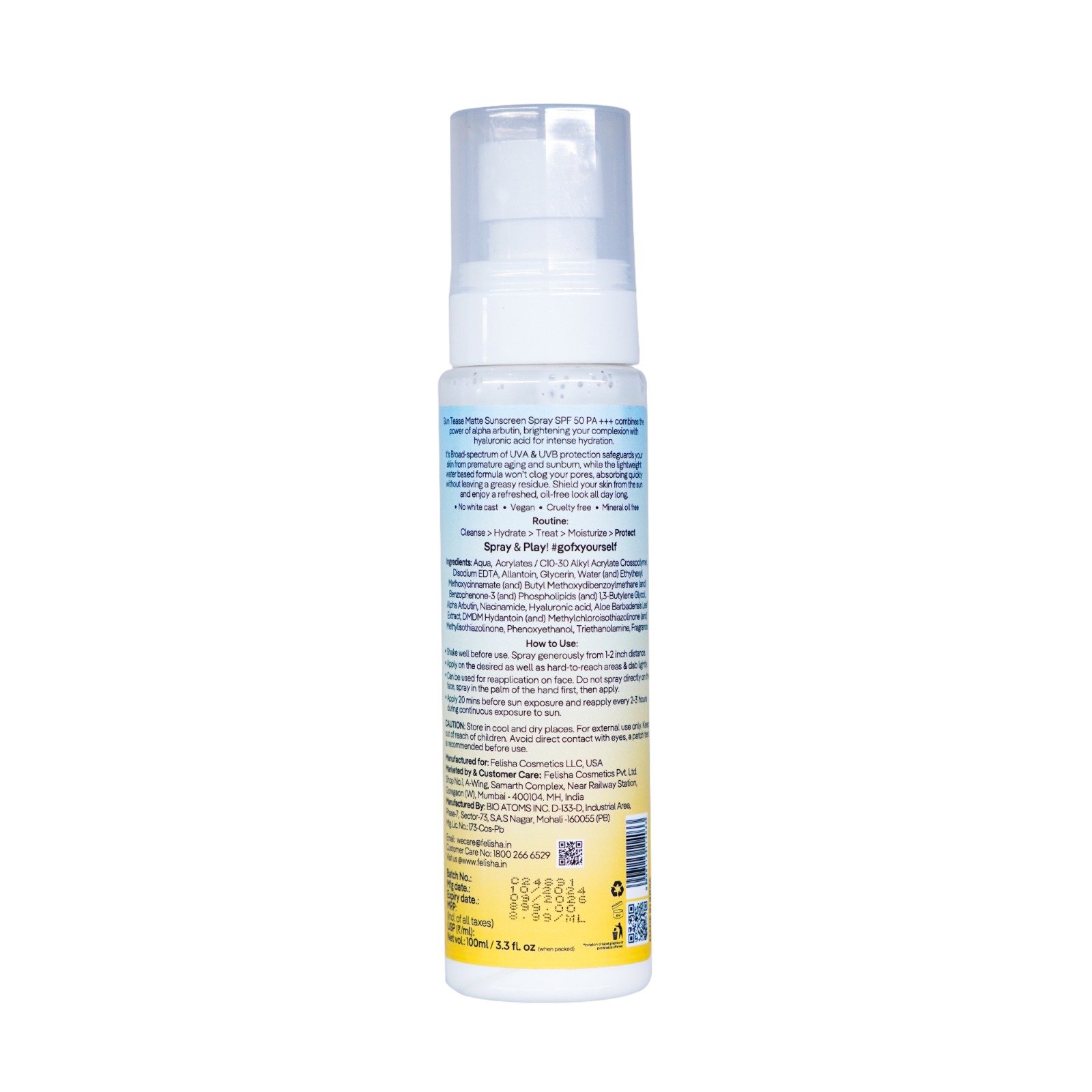Skin fx Sun Tease Matte Sunscreen Spray