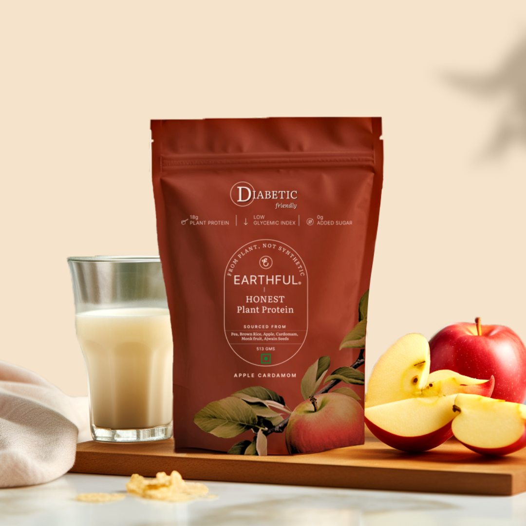 earthful honest plant protein apple