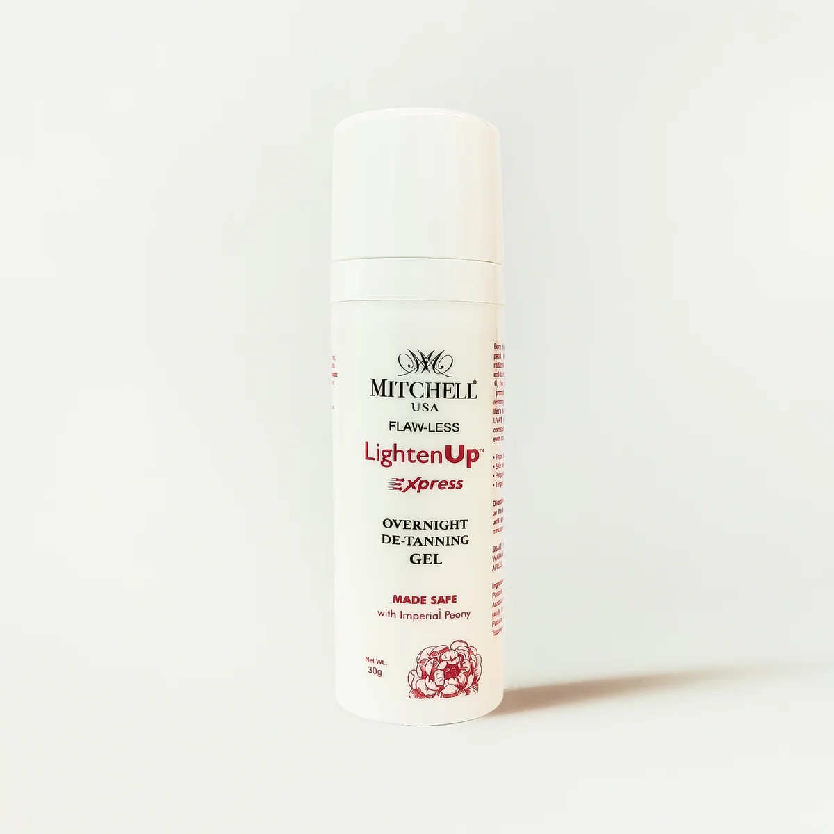 Mitchell USA FLAW-LESS LightenUp Overnight De-Tanning Gel