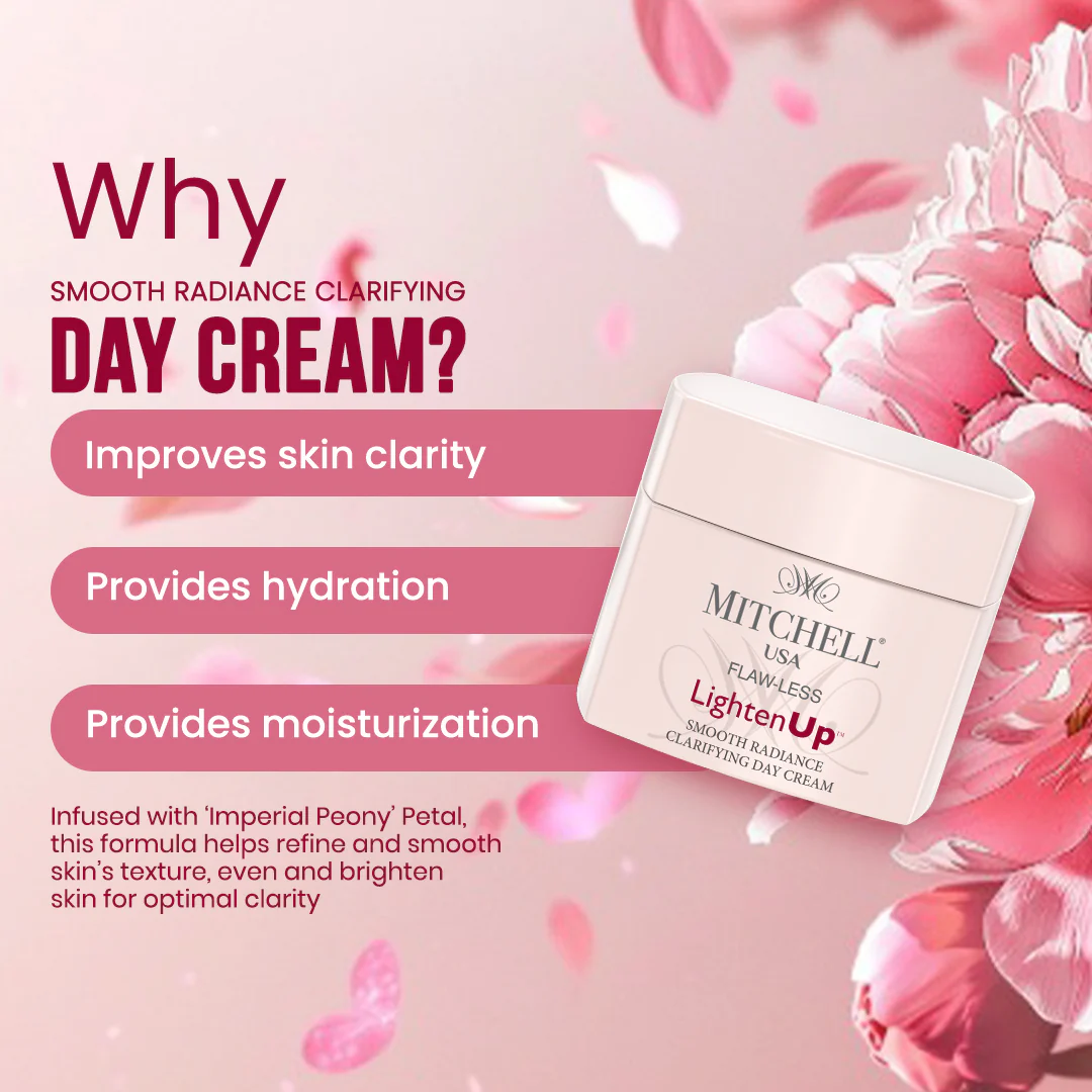 Mitchell USA FLAW-LESS LightenUp Clarifying Day Cream