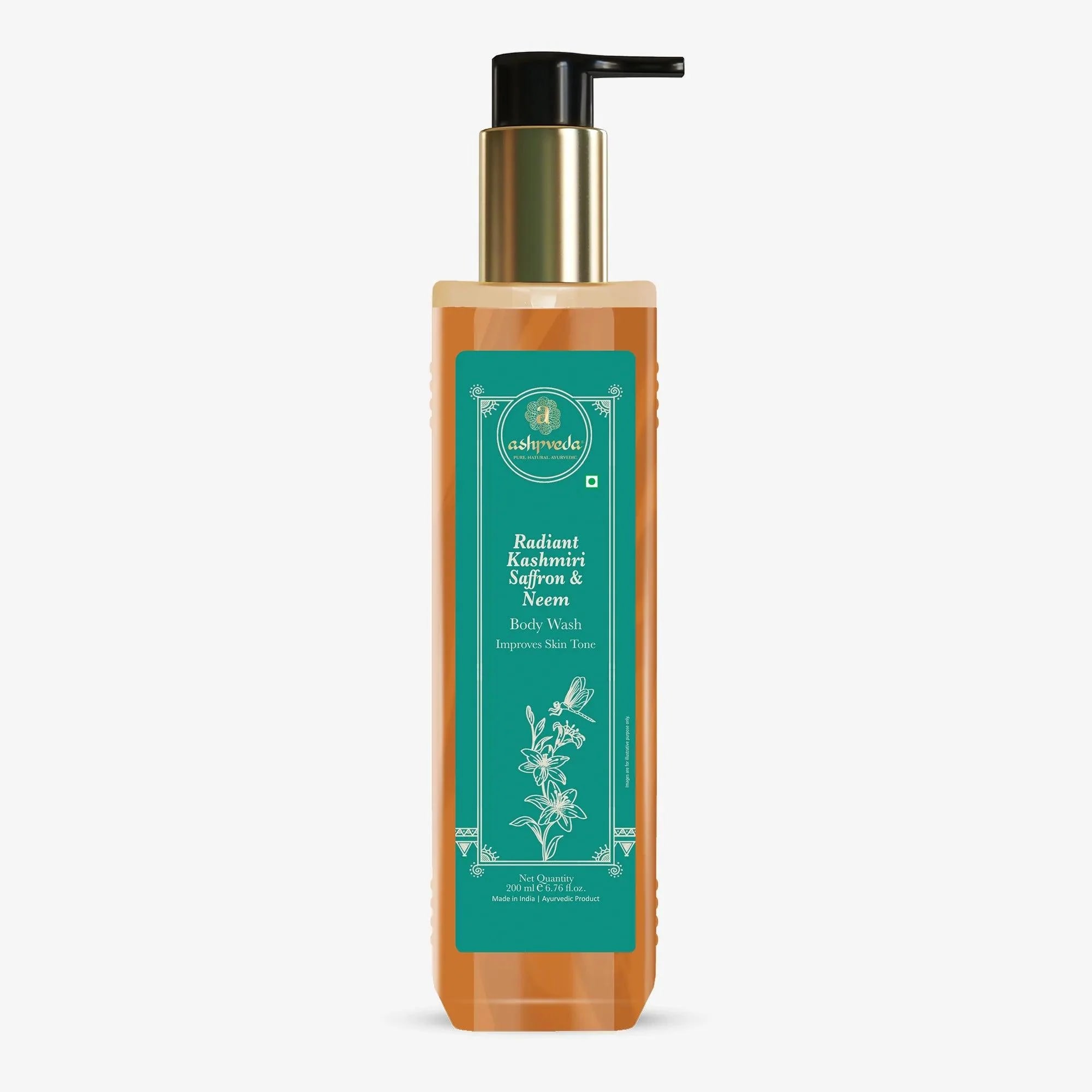 Radiant Kashmiri Saffron And Neem Body Wash