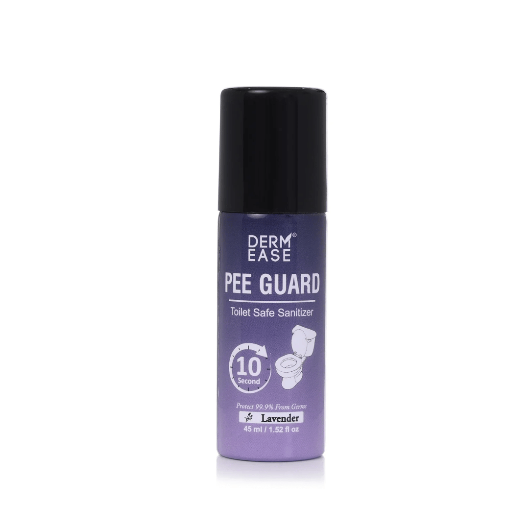dermease pee guard spray lavender fragrance for hygiene