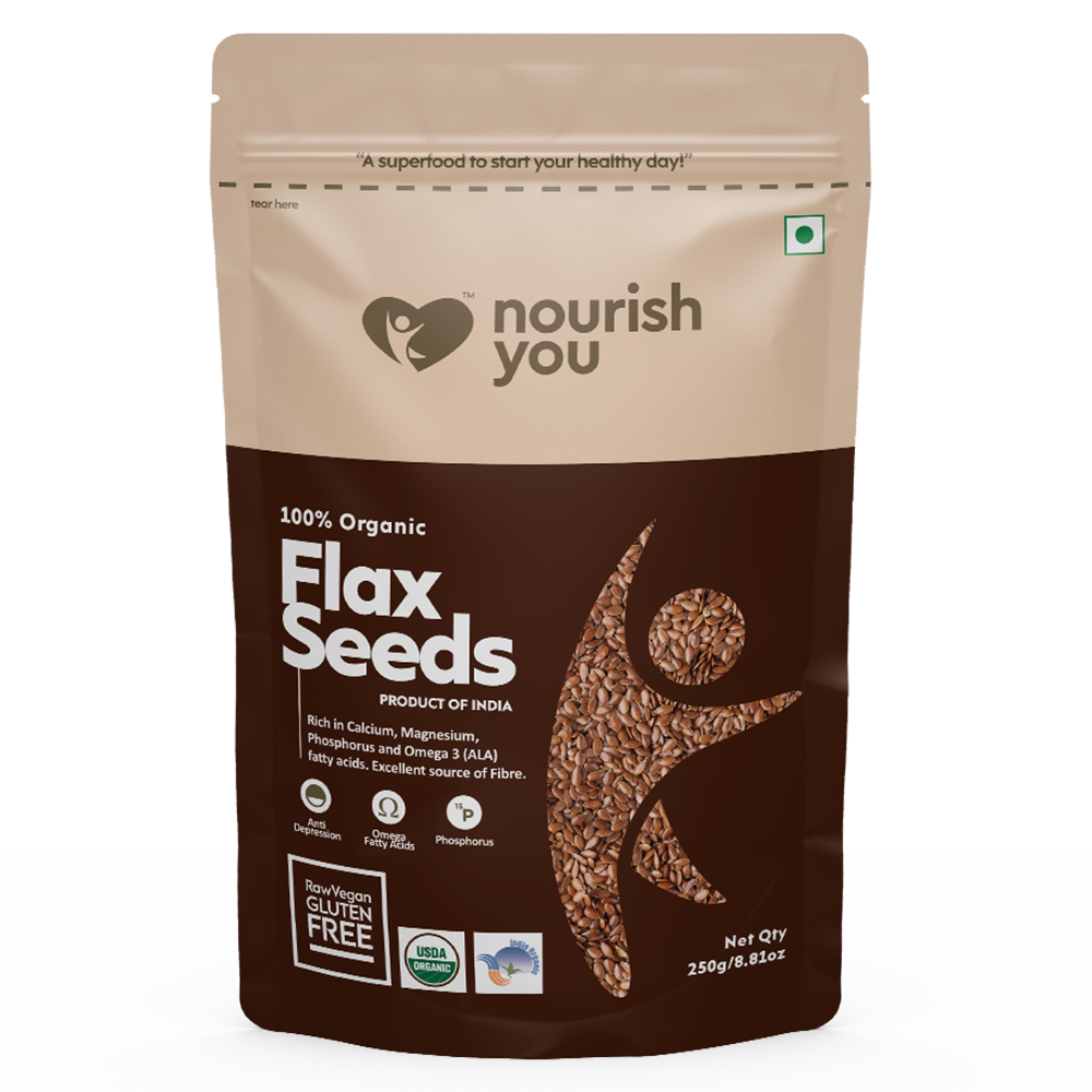 nourish you Raw Flax Seeds
