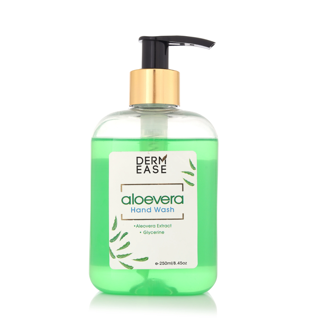 dermease pure hand wash for gentle clean and hydration aloe vera