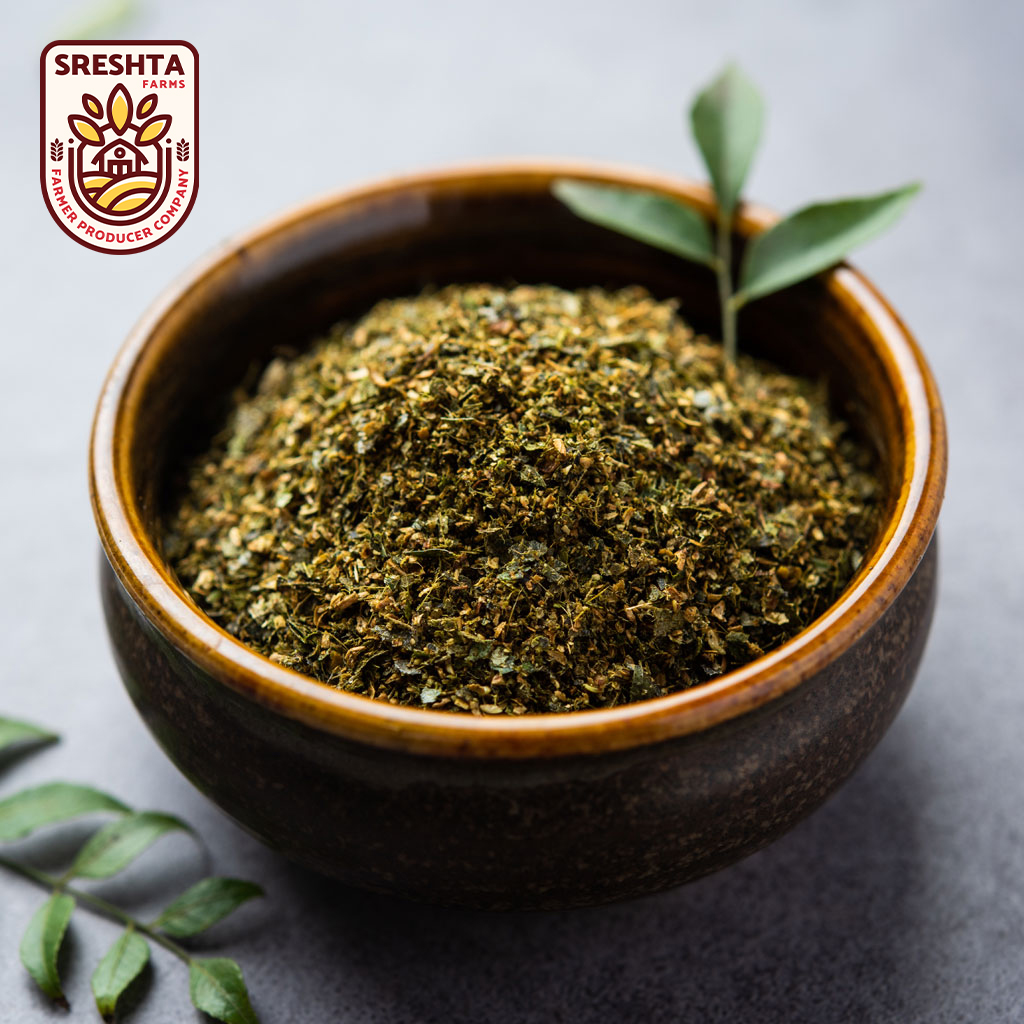 sreshta farms curry leaf powder
