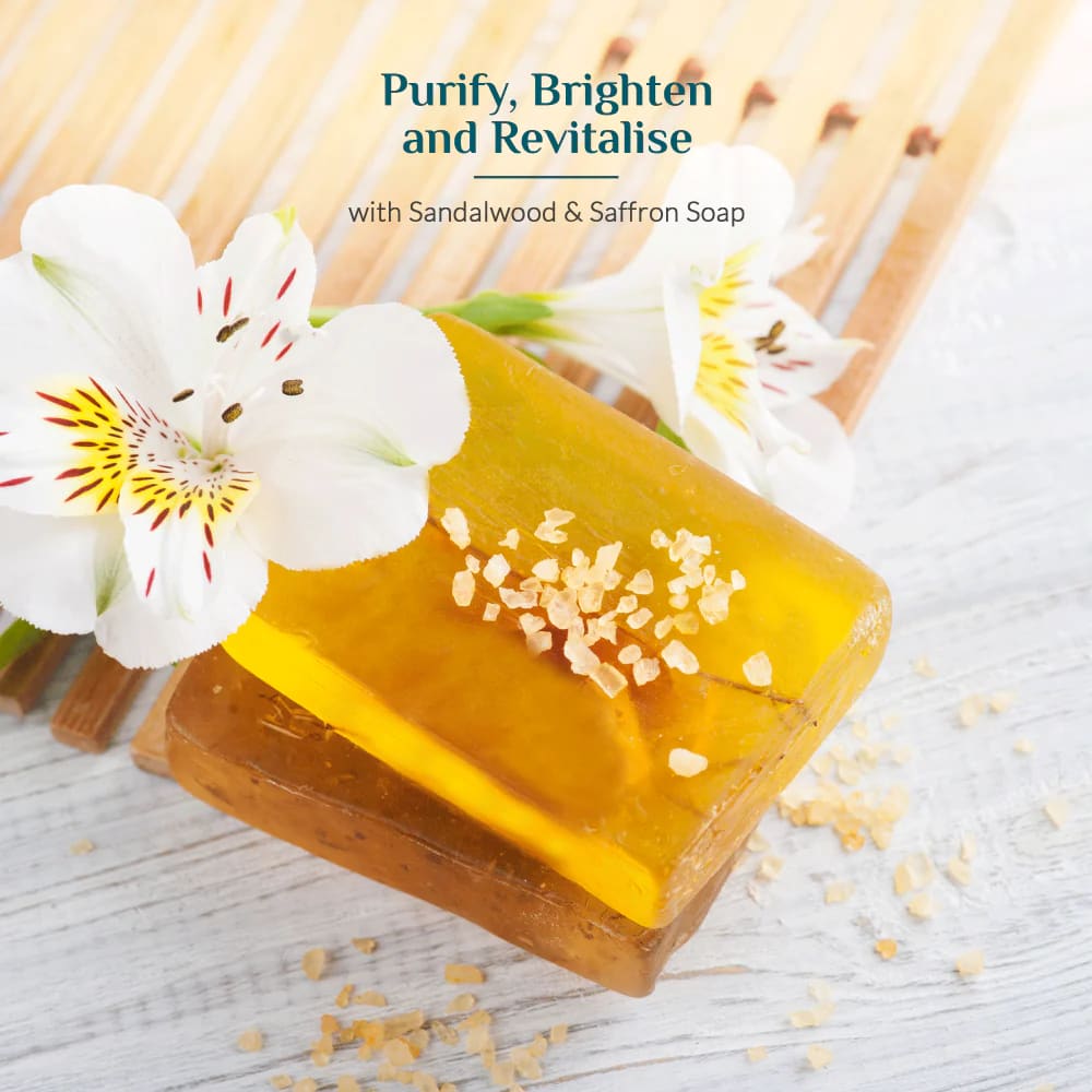 ashpveda Sandalwood & Saffron Bathing Soap