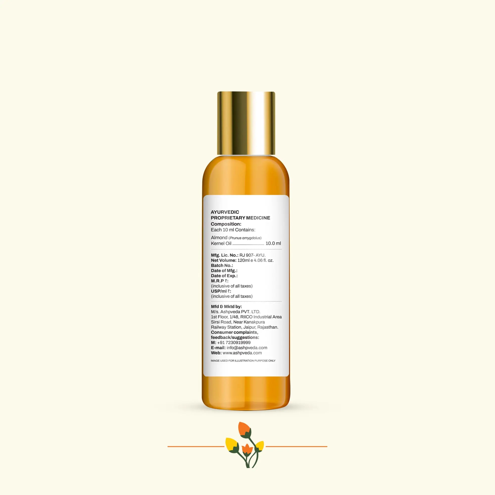 ashpveda Virgin Almond Oil