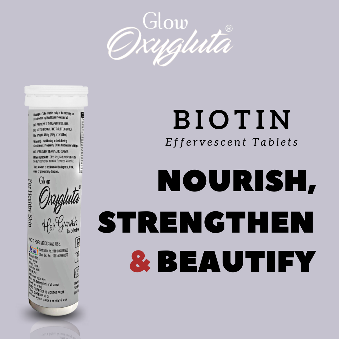 Glow Oxygluta Biotin Effervescent Tablets