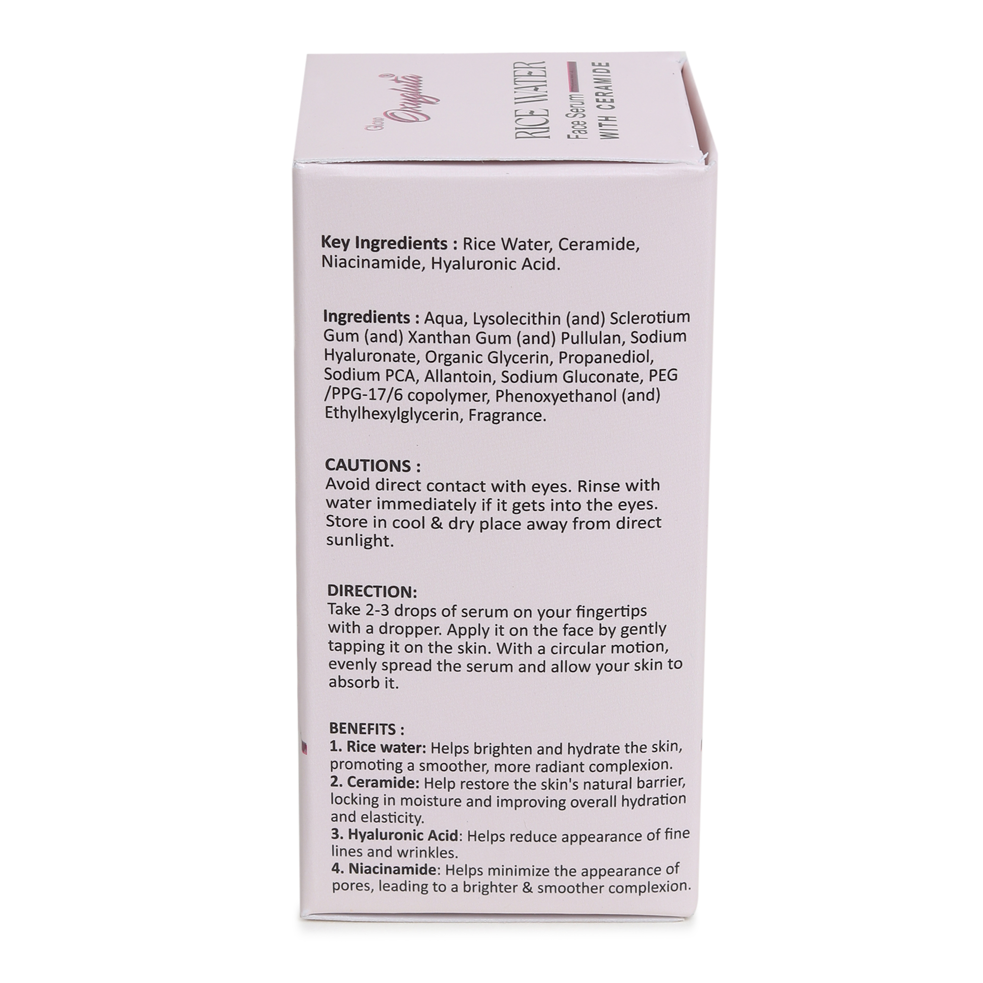 Glow Oxygluta Rice Water Face Serum