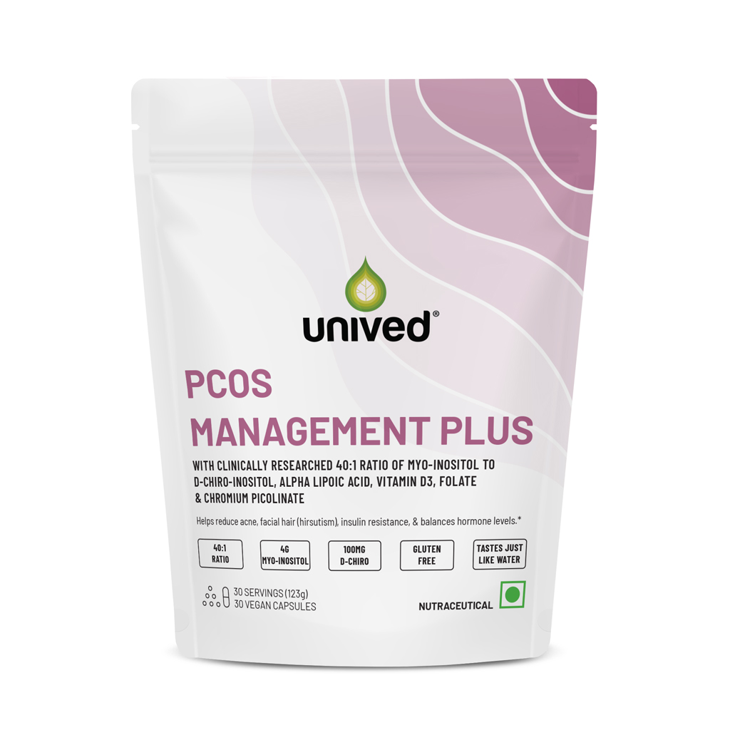 unived pcos management plus for hormone balance and periods