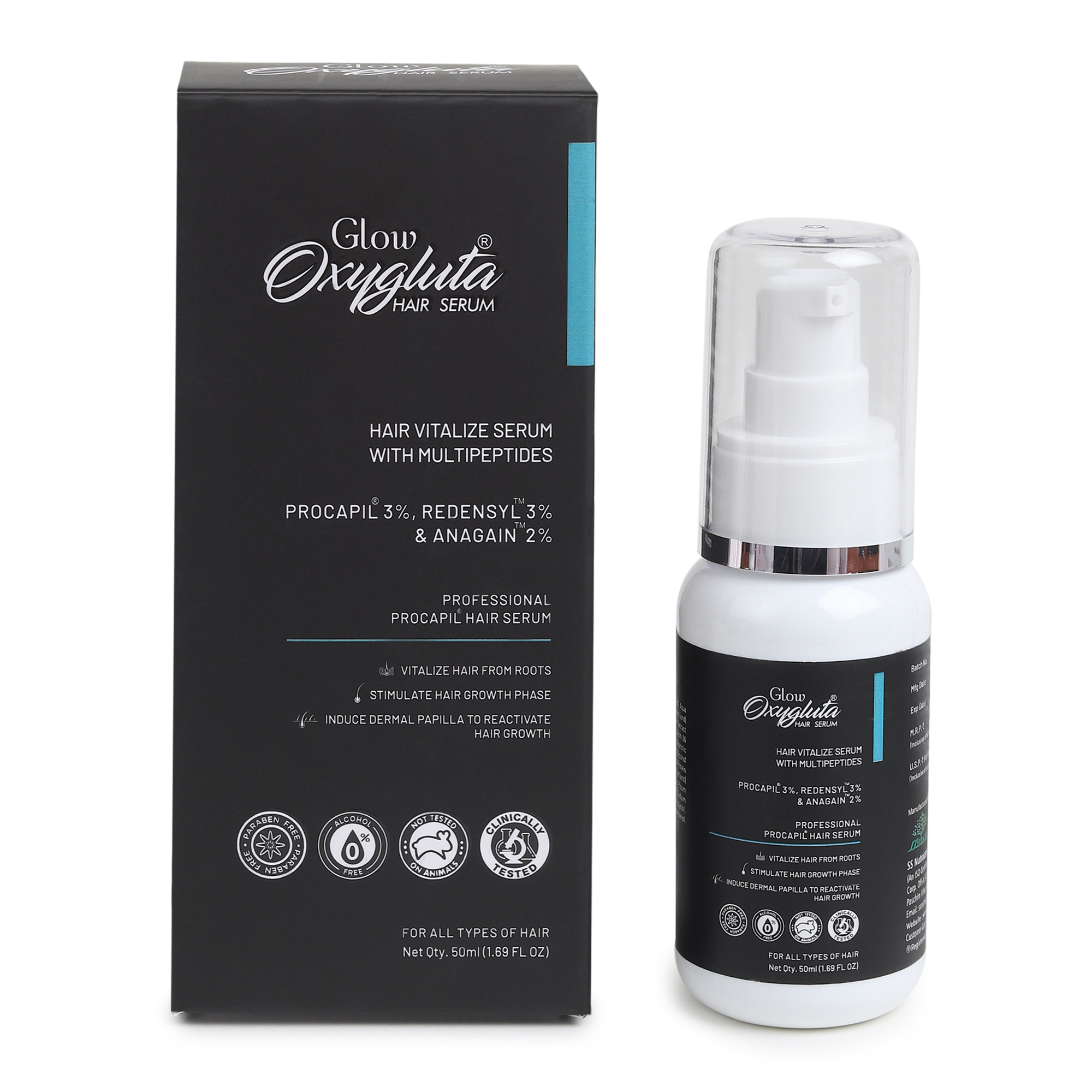 Glow Oxygluta Procapil Hair Serum