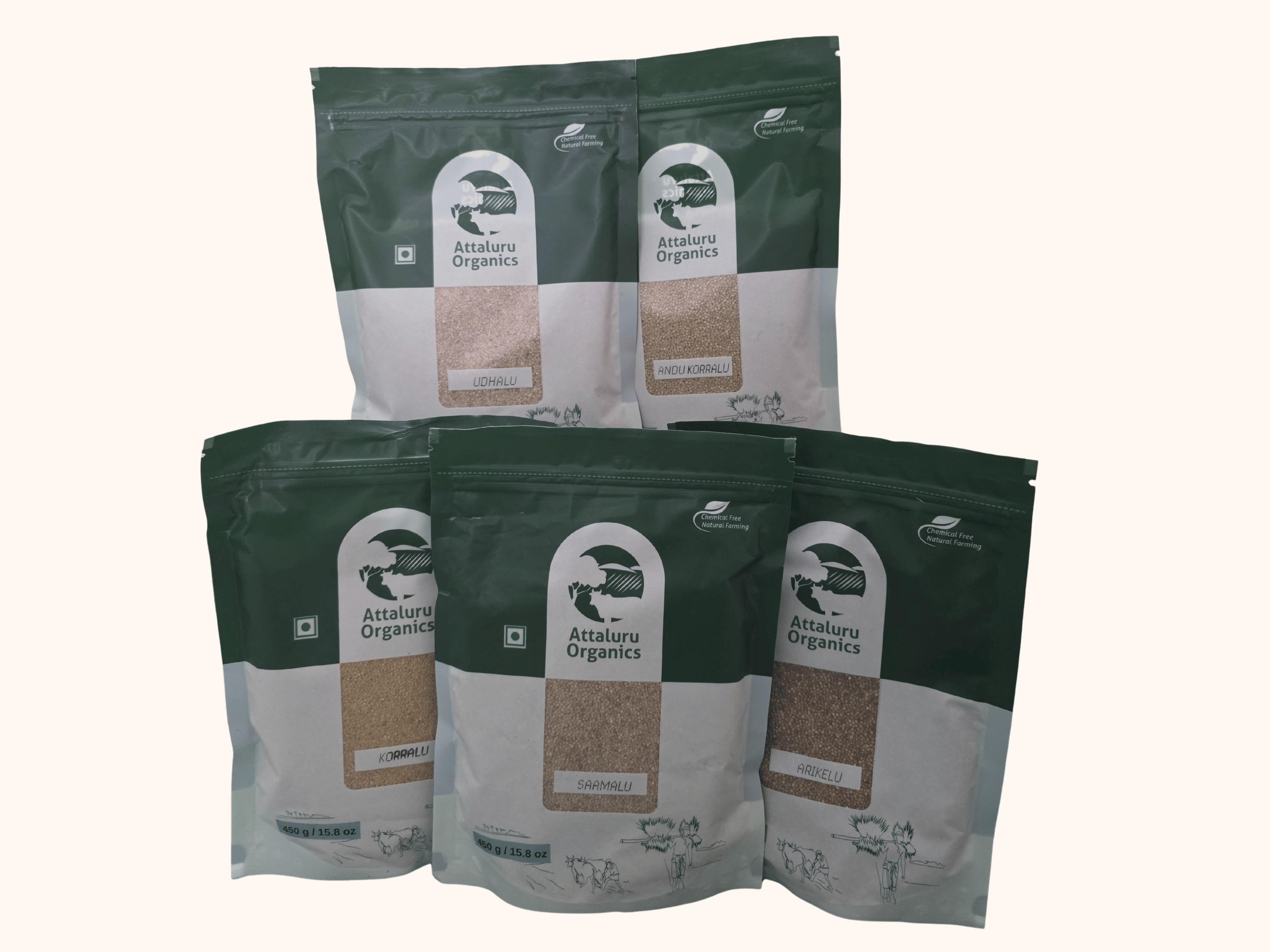 attaluru organics millets lover combo