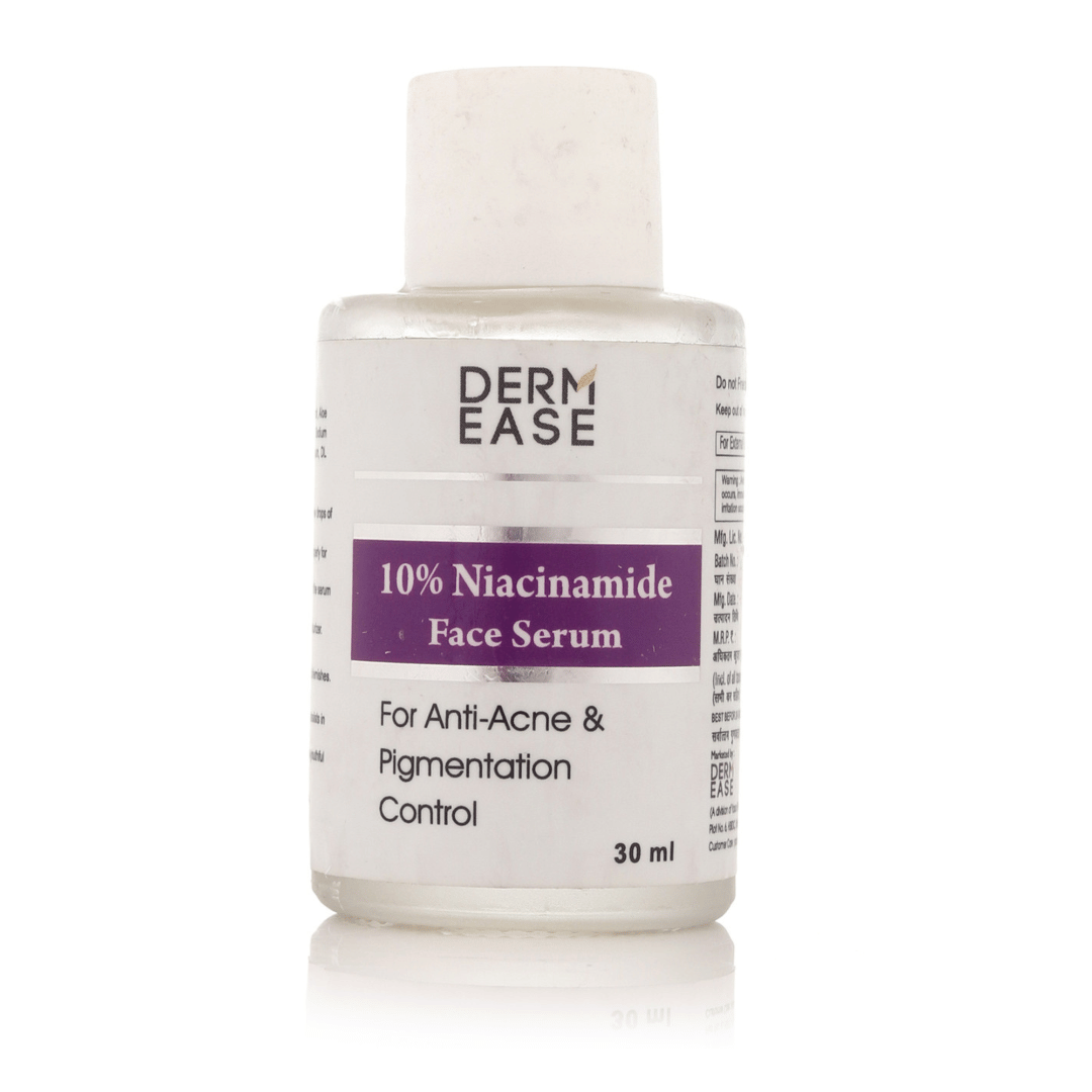 dermease 10 niacinamide face serum for clear and bright skin