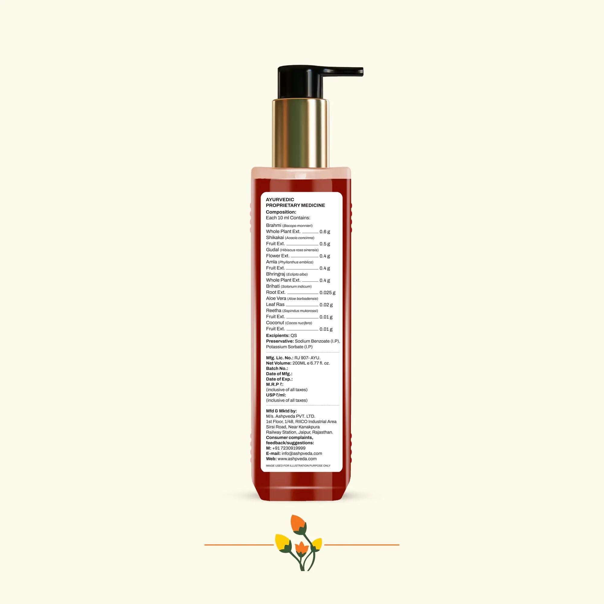 ashpveda Bhringraj & Shikakai Hair Wash