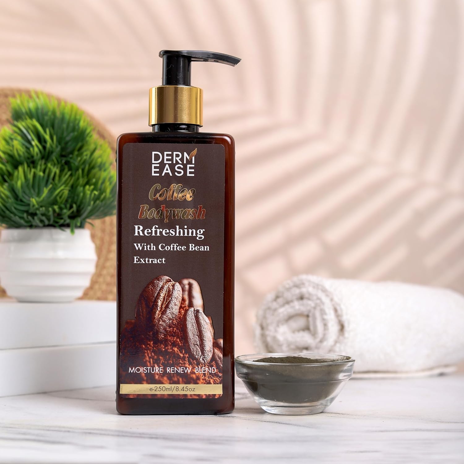 dermease coffee body wash for tan removal and glow
