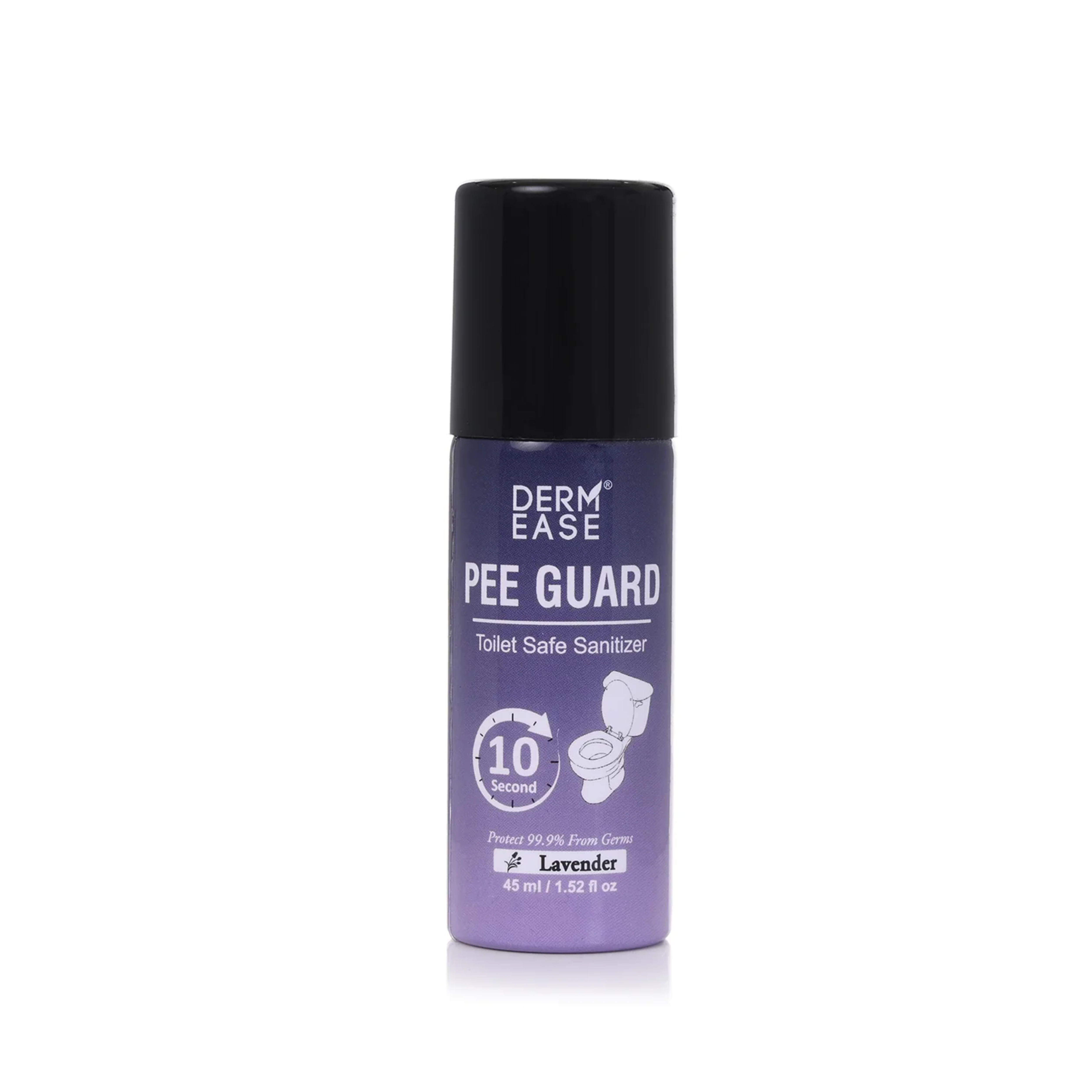 dermease pee guard spray lavender fragrance for hygiene