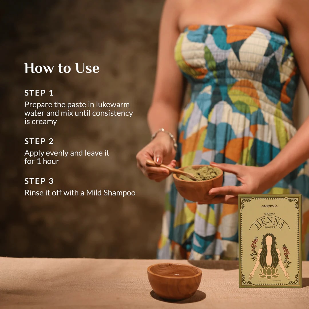 ashpveda Organic Henna Powder