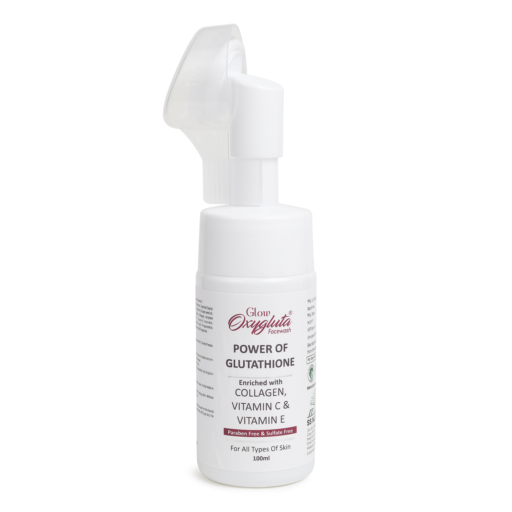 Glow Oxygluta Glutathione Foaming Face Wash