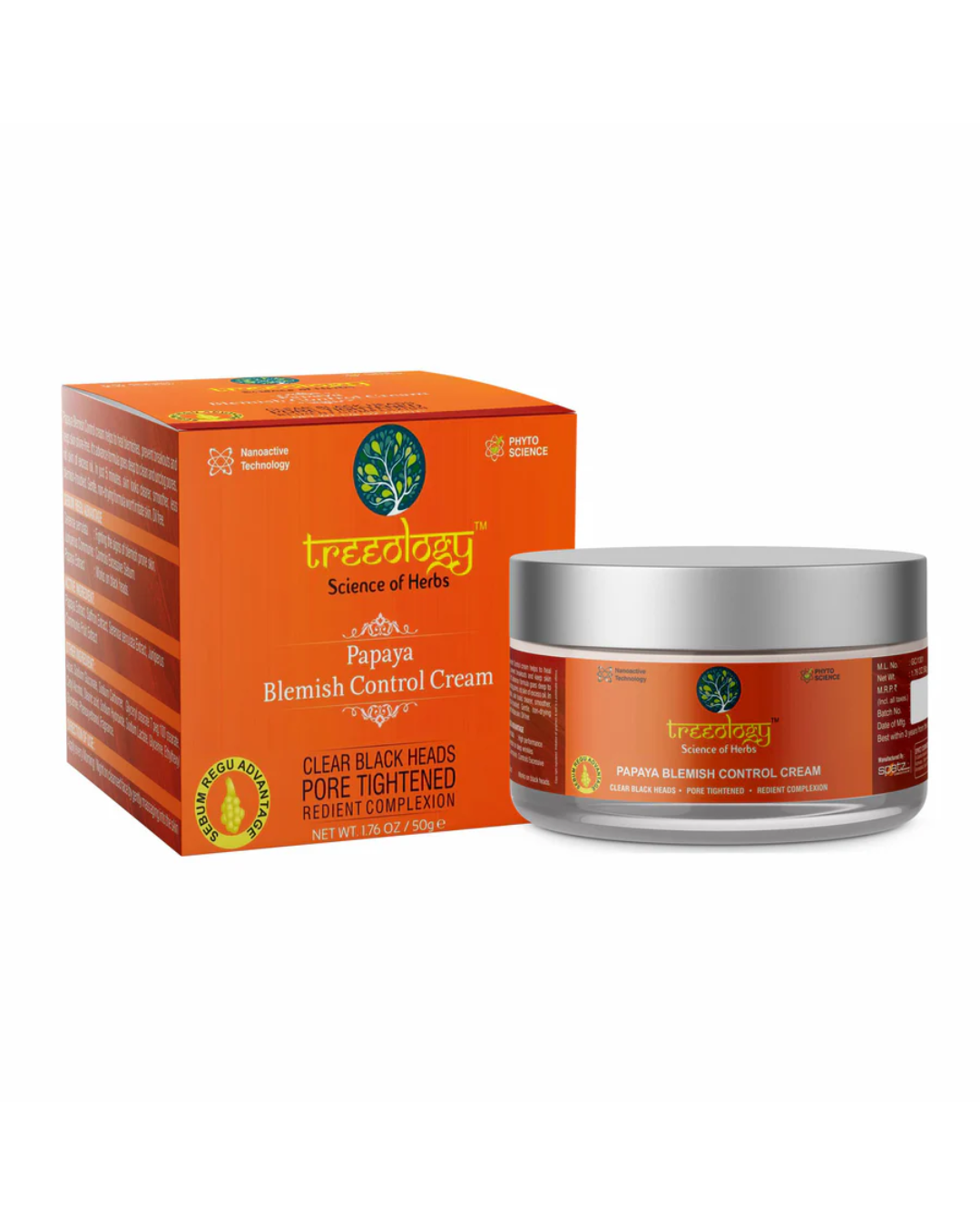 treeology papaya cream for blemish and oil control