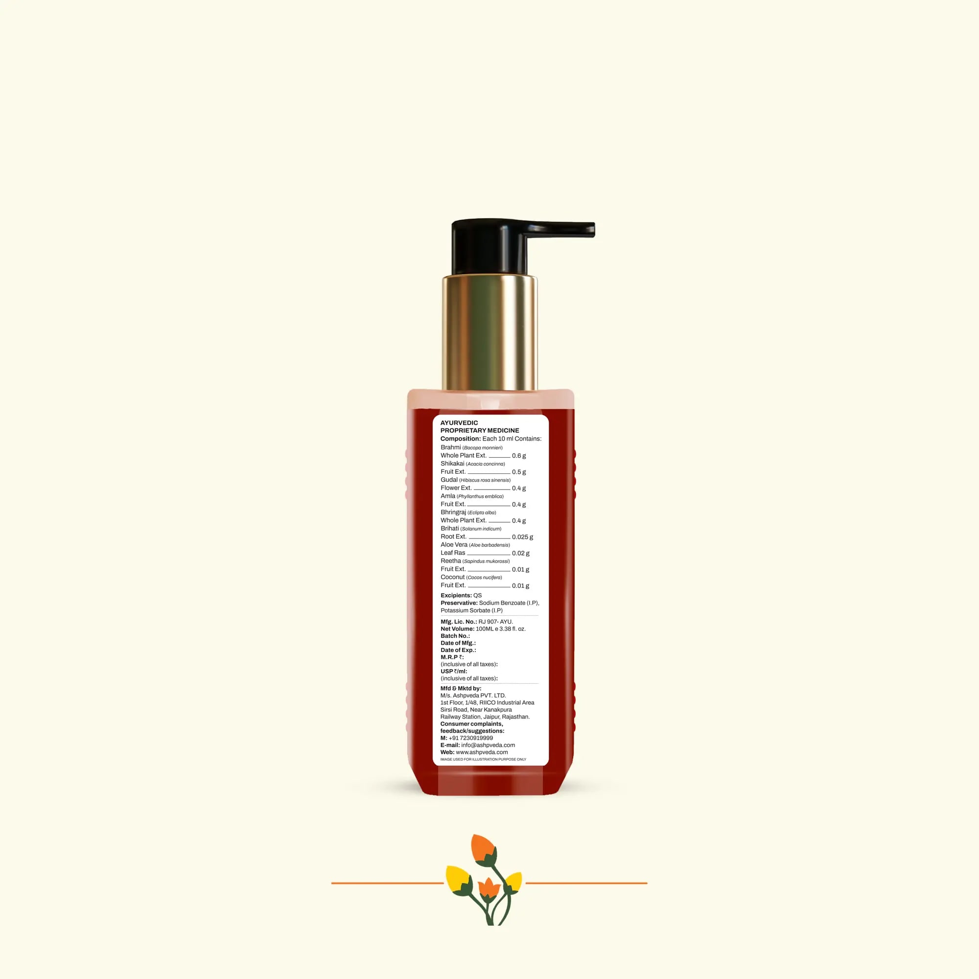 ashpveda Bhringraj & Shikakai Hair Wash
