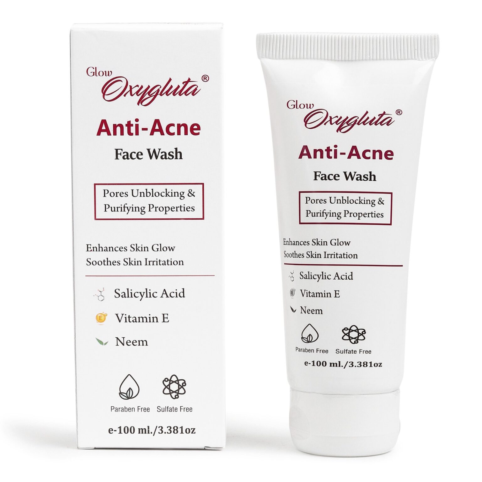 Glow Oxygluta Anti-Acne Face wash