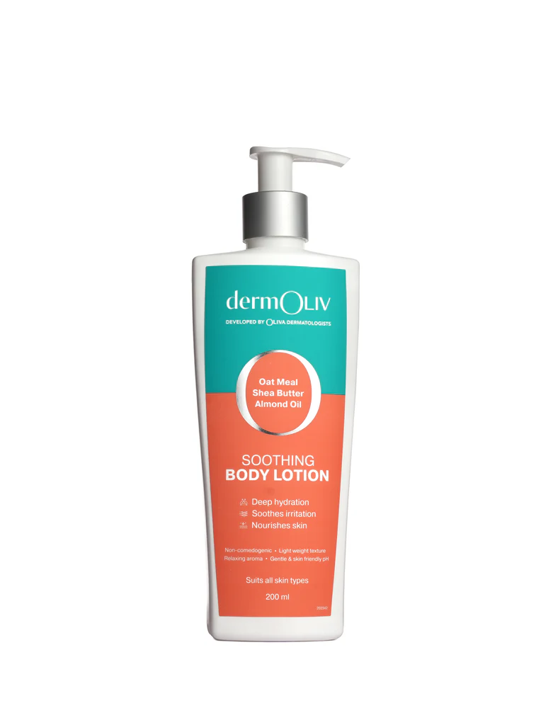 olivia soothing body lotion for dry and sensitive skin