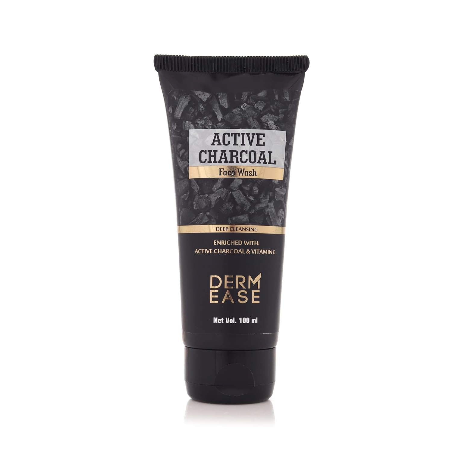 dermease charcoal face wash for deep clean and glow