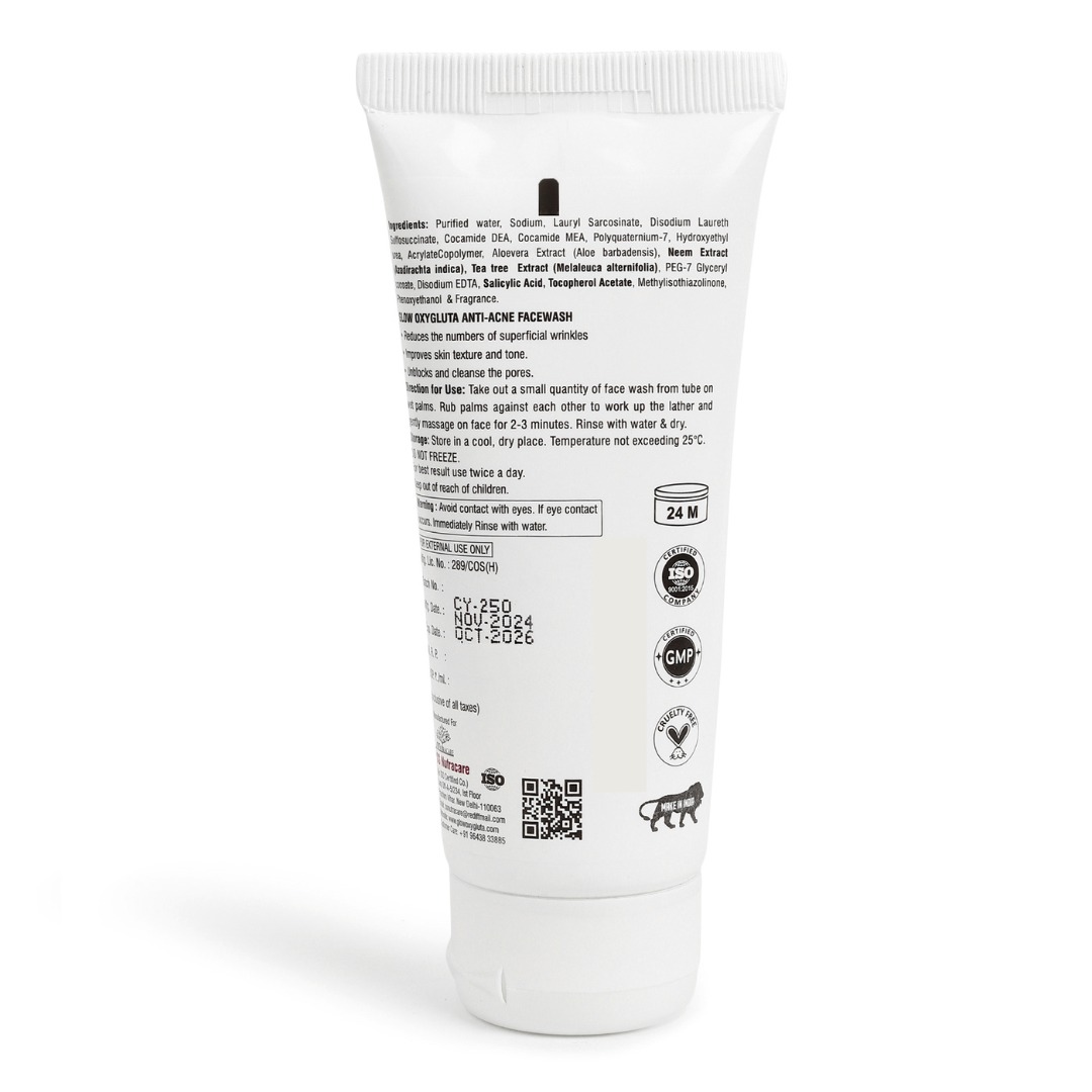 Glow Oxygluta Anti-Acne Face wash