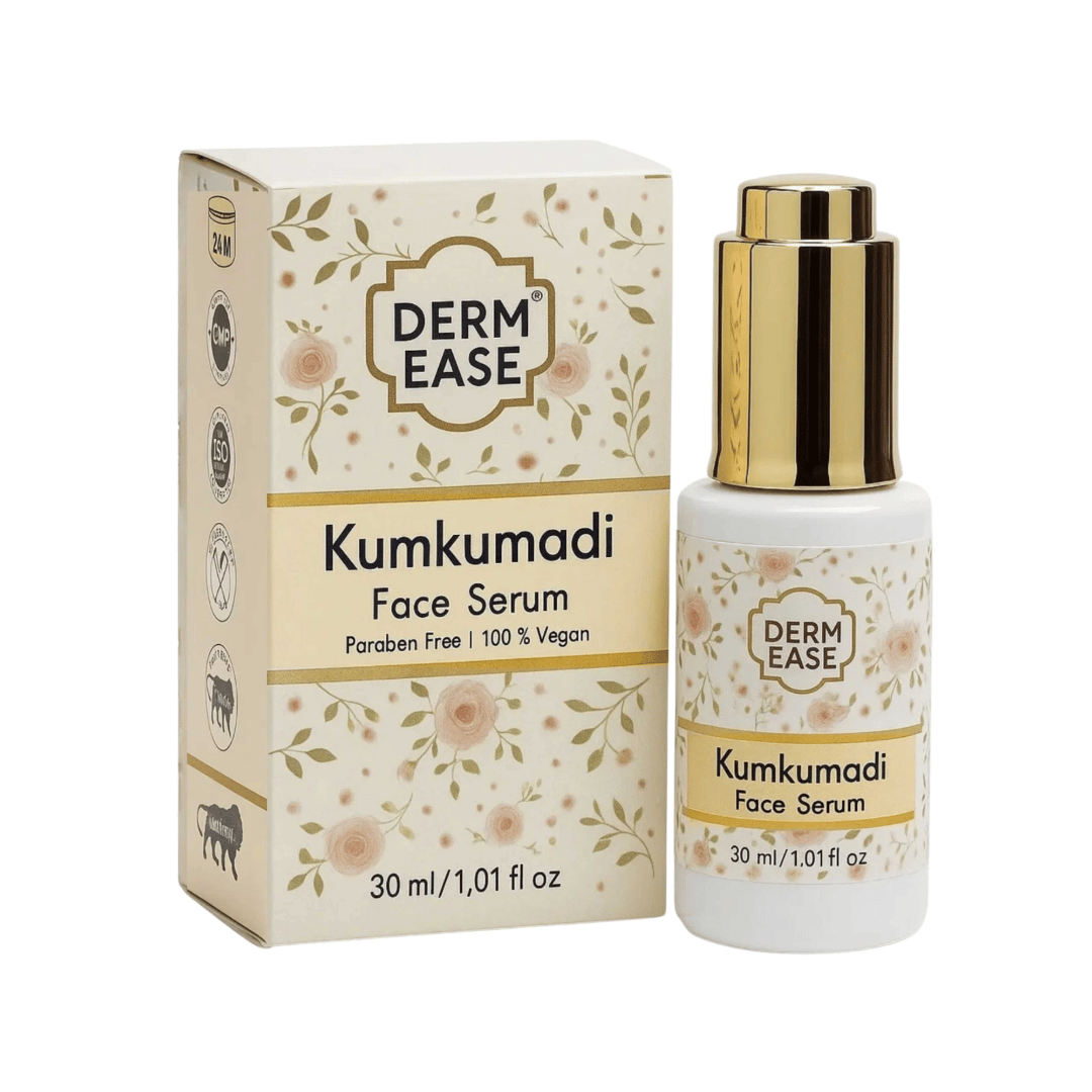 dermease kumkumadi face serum for glow and repair