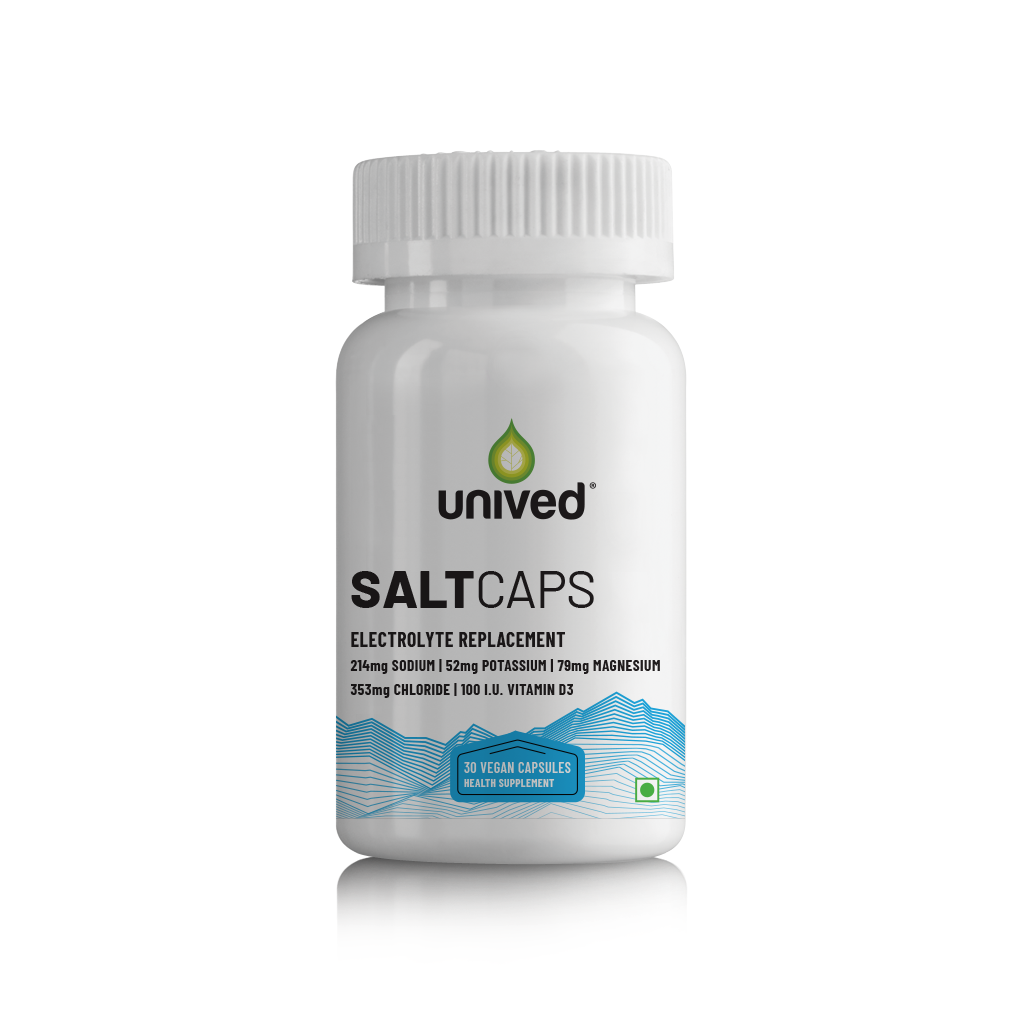 unived salt capsules for hydration cramps and muscle recovery