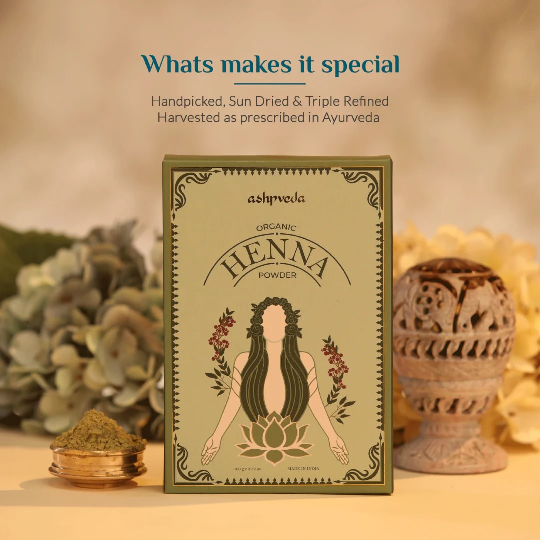 ashpveda Organic Henna Powder