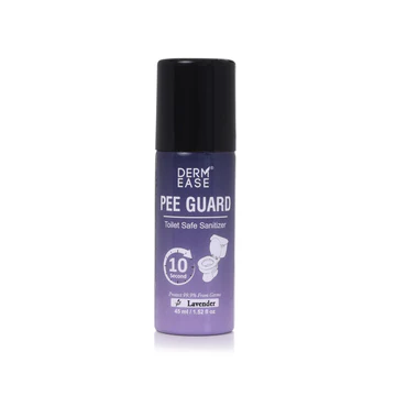 dermease pee guard spray lavender fragrance for hygiene