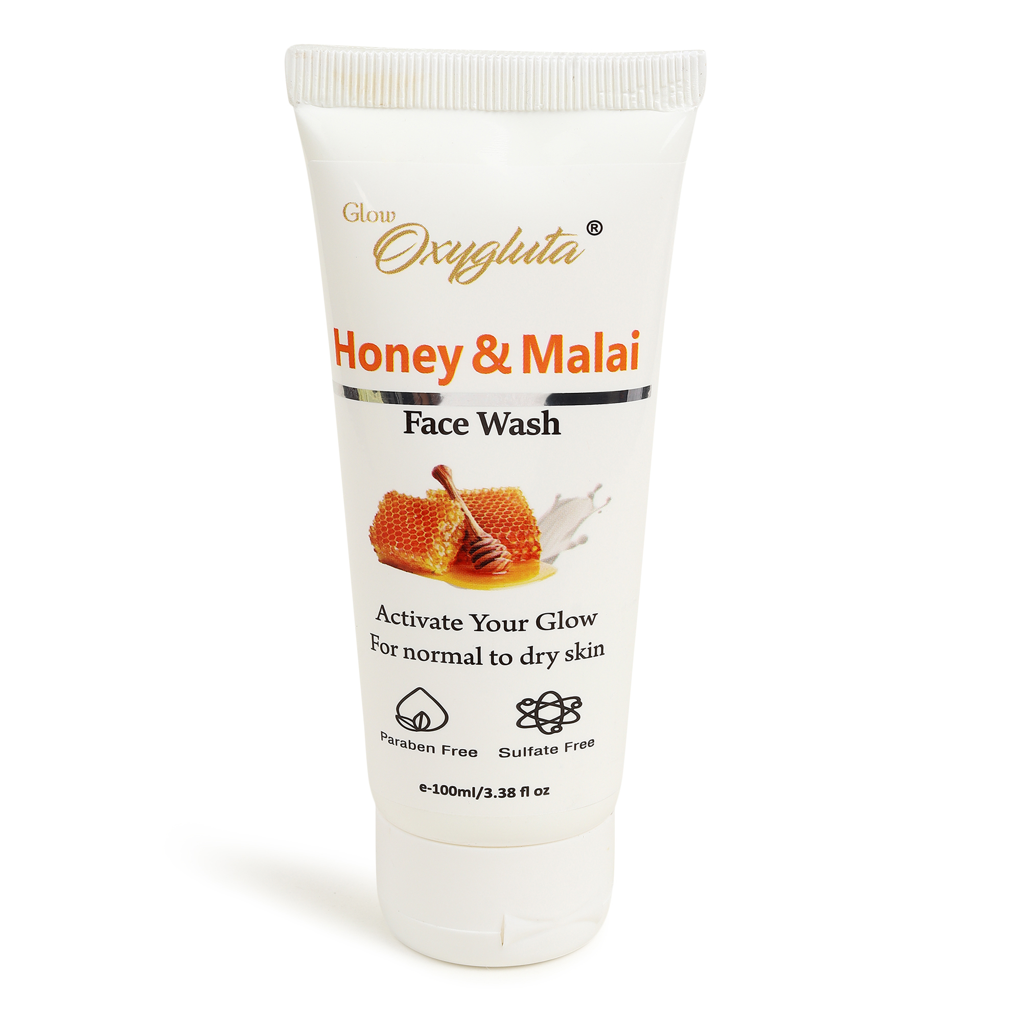 Glow Oxygluta Honey Malai Face Wash