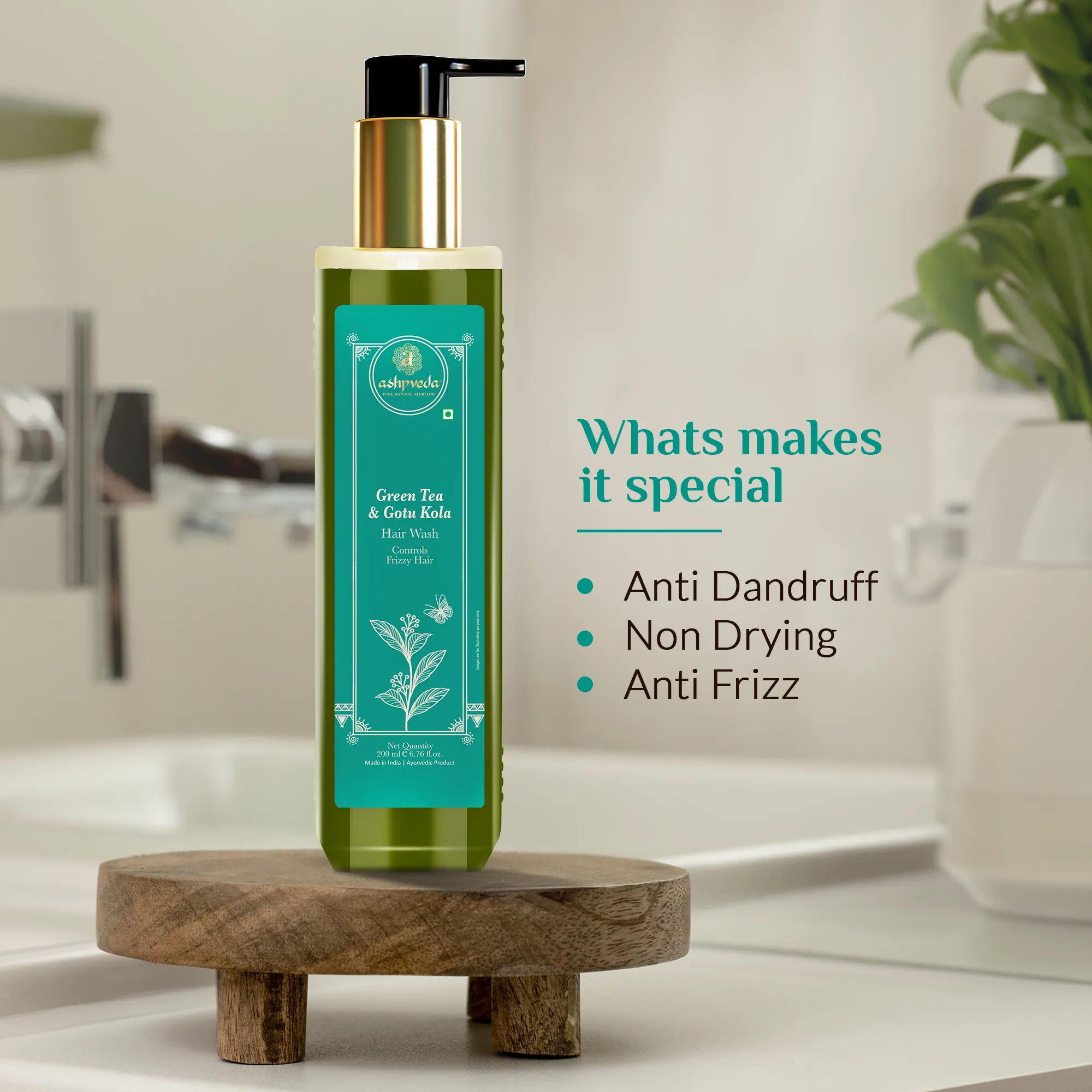 Gotu Kola and Green Tea Hair Wash & Conditioner Combo