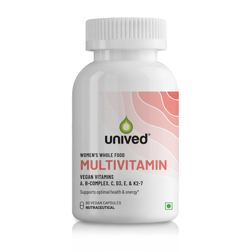 unived women multivitamin wholefood for energy and immunity
