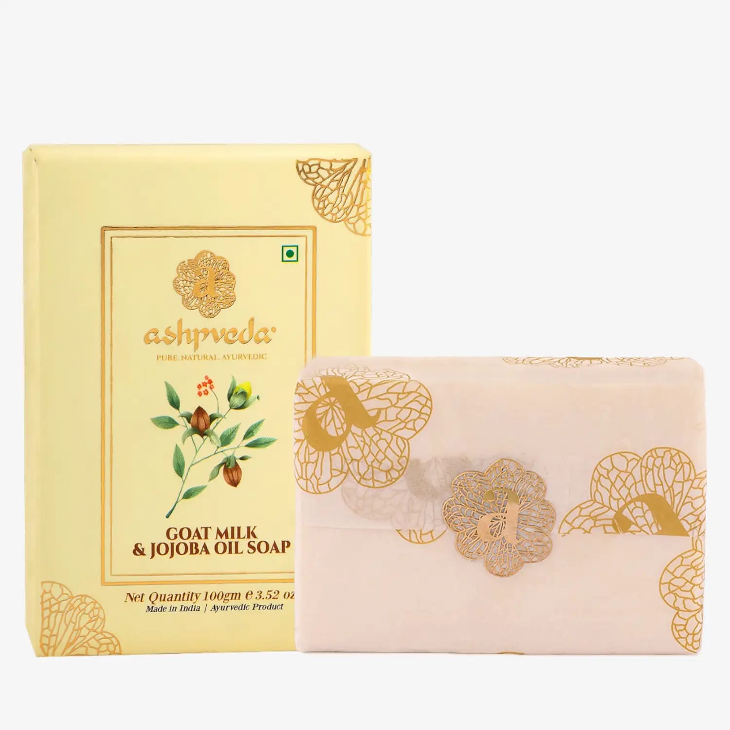 ashpveda Goat Milk & Jojoba Oil Soap