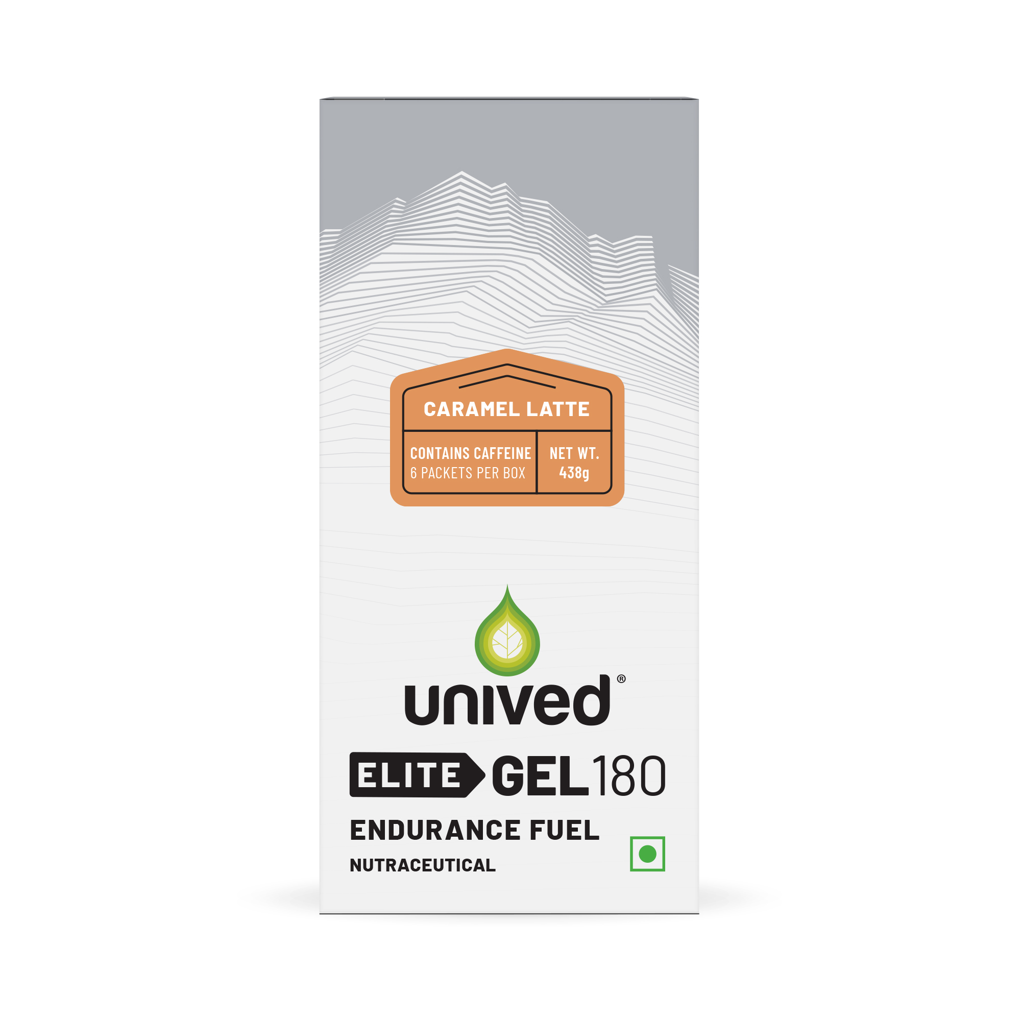 unived elite gel 180 caramel latte