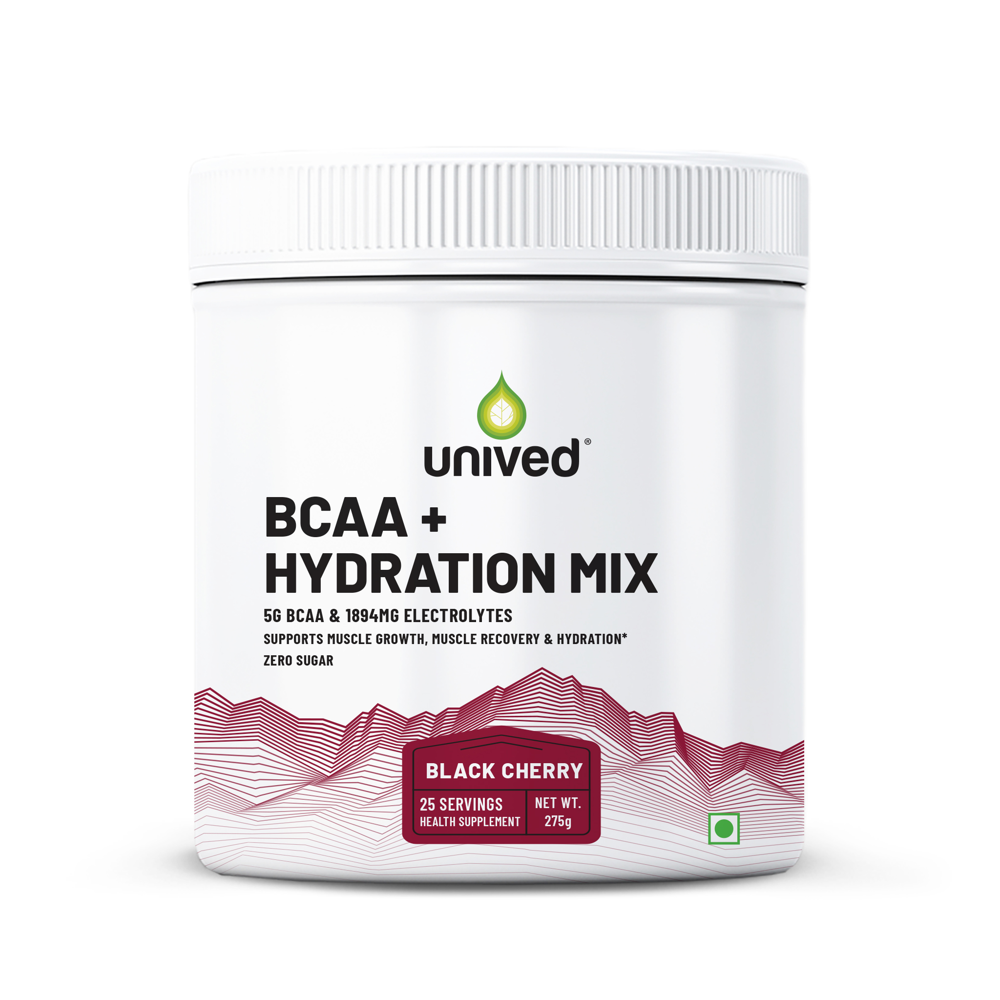 unived recovery and hydration drink black cherry