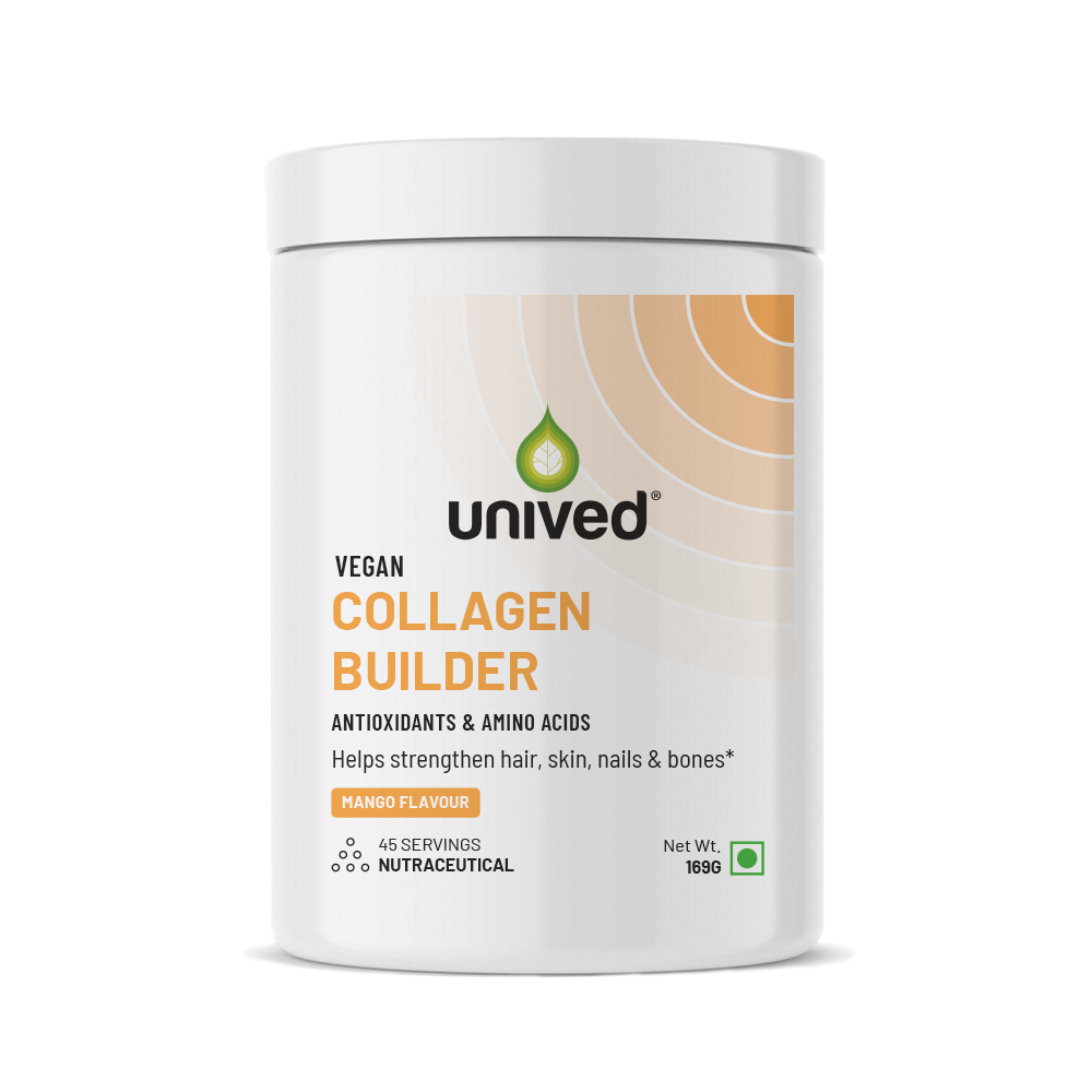 unived skin hair and joint support collagen builder mango